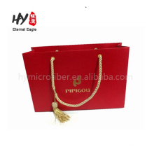 High class fashionable fancy restaurant takeaway paper bag